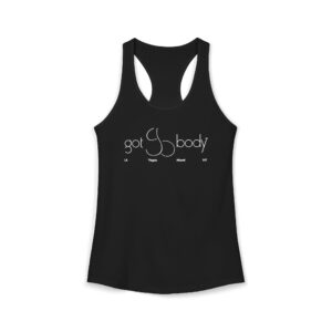 GOTBODY™ CITIES BLVK II by 360ism Women's Ideal Racerback Tank