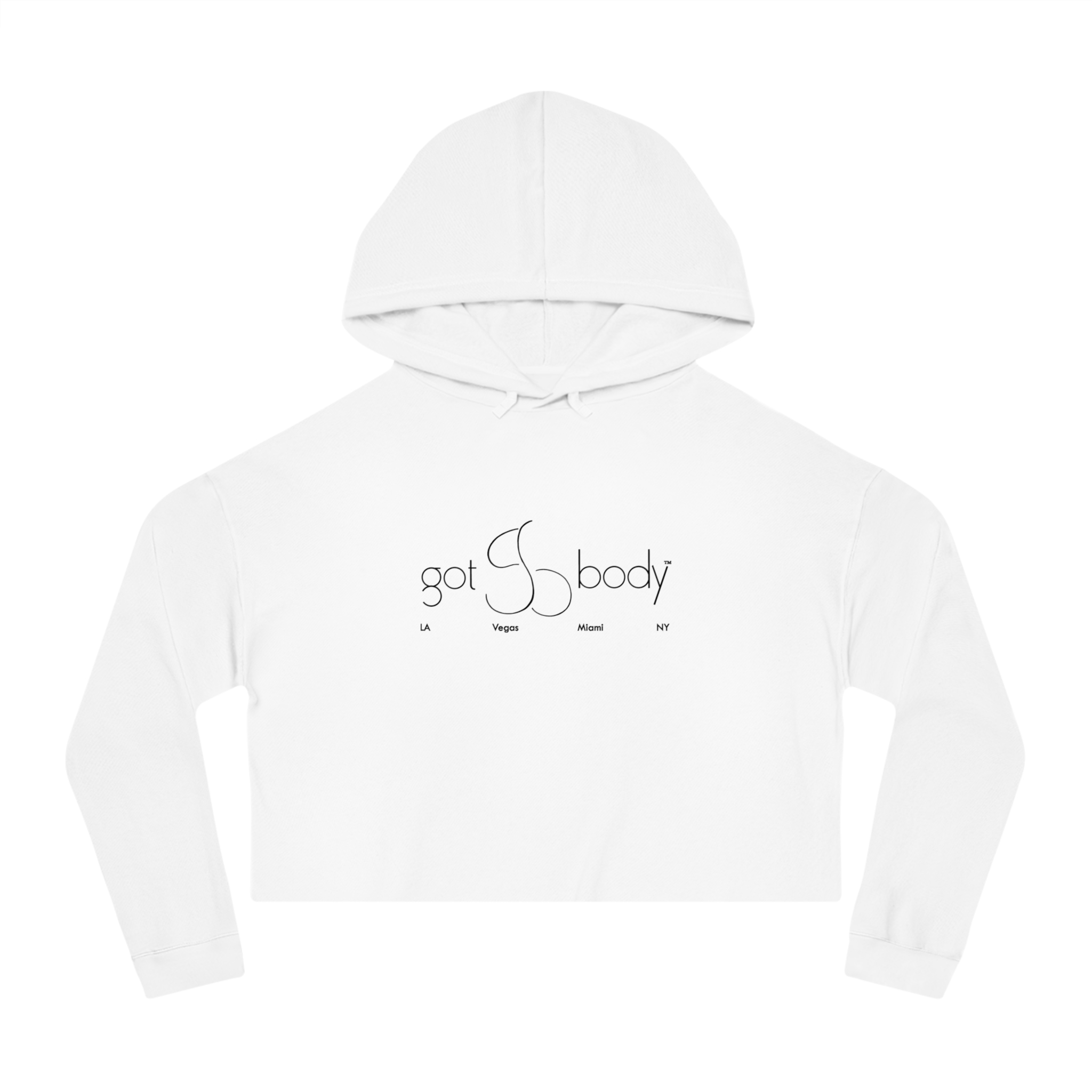 GOTBODY™ CITIES EDITION II by 360ism Women’s Cropped Hooded Sweatshirt